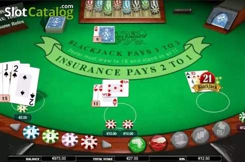 Скрин2. Blackjack Atlantic City MH слот