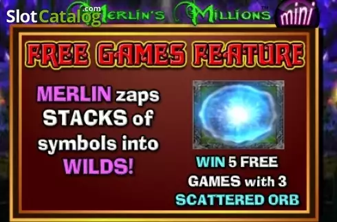 Скрин5. Merlins Millions Superbet Mini слот