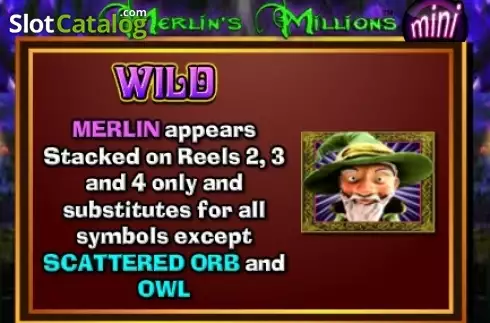 Скрин6. Merlins Millions Superbet Mini слот