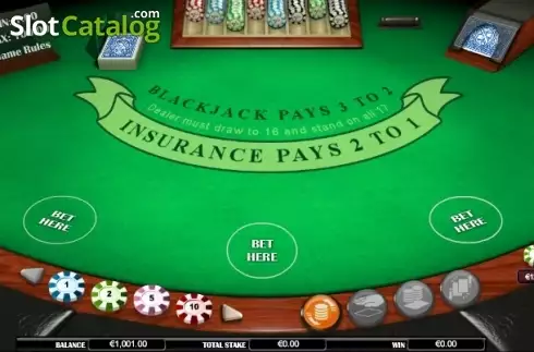 Скрин4. BlackjackPro MonteCarlo MH слот
