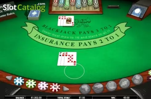Скрин4. BlackJack Atlantic City SH слот