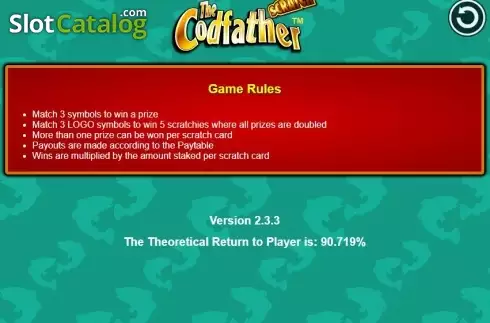 Скрин5. The Cod Father (Scratch) слот
