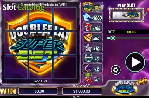 Скрин2. Doubleplay Superbet (Scratch) слот