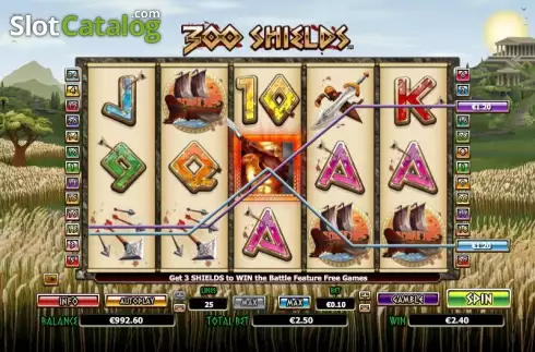 Скрин4. 300 Shields слот
