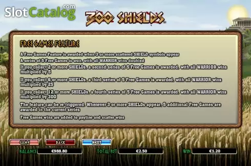 Скрин8. 300 Shields слот