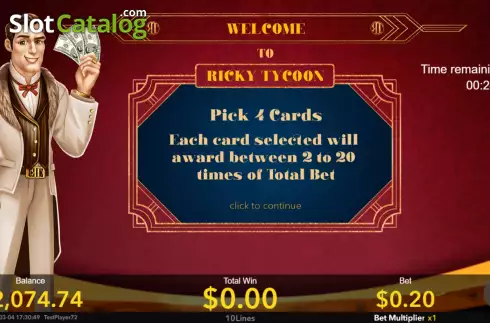 Скрин9. Ricky Tycoon слот