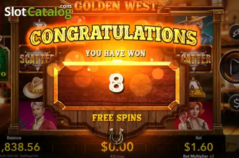 Скрин7. Golden West слот