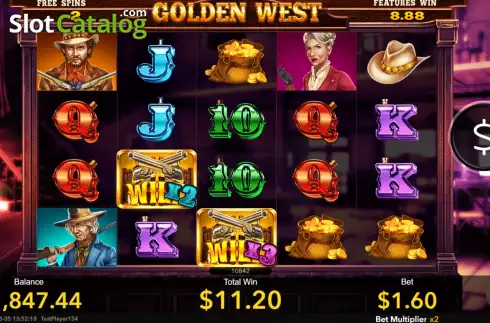 Скрин9. Golden West слот