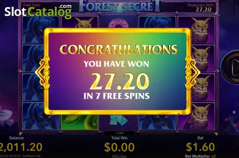 Скрин8. Forest Secret слот