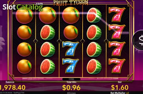 Скрин4. Fruit Tycoon слот