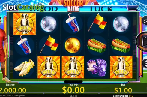 Скрин2. Soccer King слот