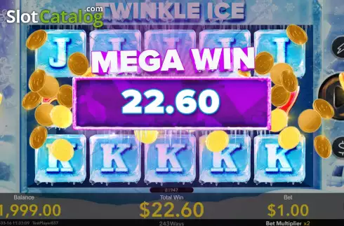 Скрин5. Twinkle Ice слот