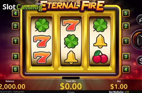 Скрин2. Eternal Fire слот