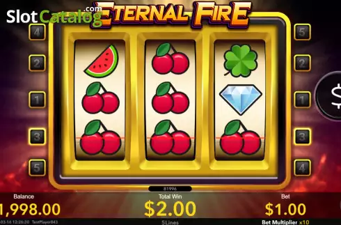 Скрин3. Eternal Fire слот