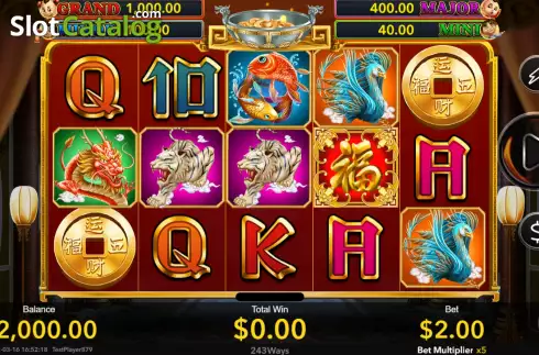 Скрин2. 5 Fortune Stars слот