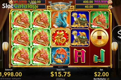 Скрин4. 5 Fortune Stars слот