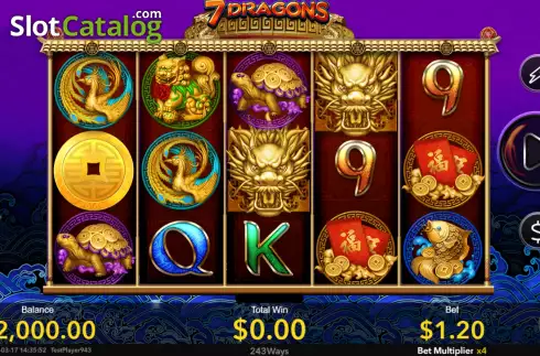 Скрин2. 7 Dragons слот