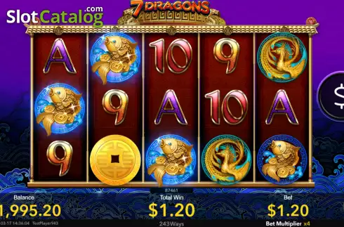 Скрин3. 7 Dragons слот