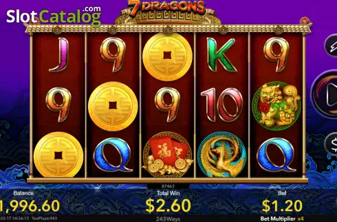 Скрин5. 7 Dragons слот