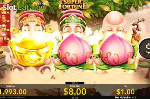 Скрин3. Super Fortune слот