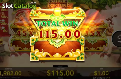 Скрин6. Super Fortune слот