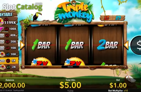 Скрин3. Triple Monkey (Nextspin) слот