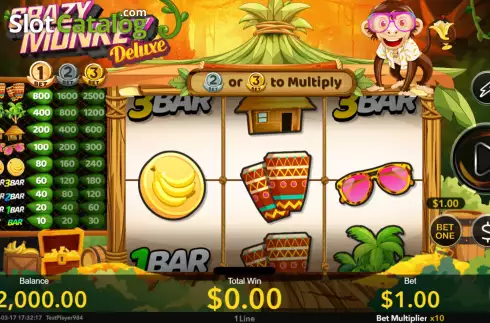 Скрин2. Crazy Monkey Deluxe слот