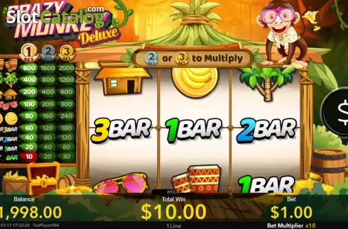 Скрин3. Crazy Monkey Deluxe слот
