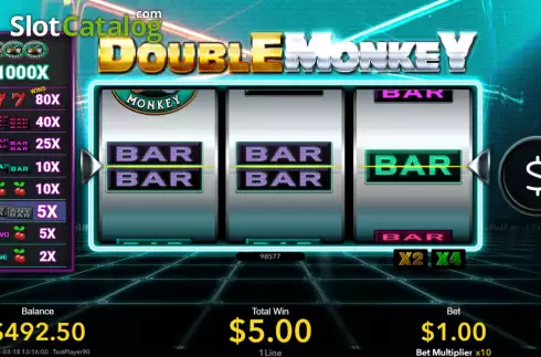 Скрин4. Double Monkey слот