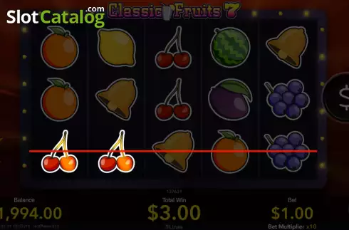 Скрин4. Classic Fruits 7 слот