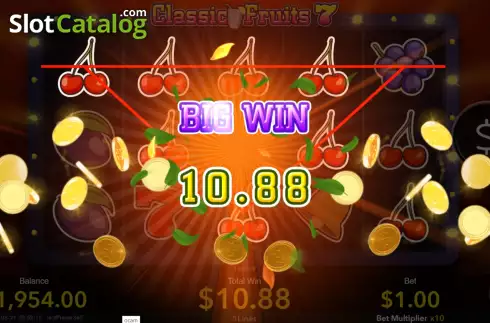 Скрин5. Classic Fruits 7 слот