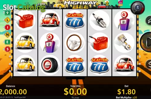Скрин2. Highway Bee слот