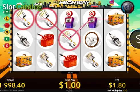 Скрин3. Highway Bee слот