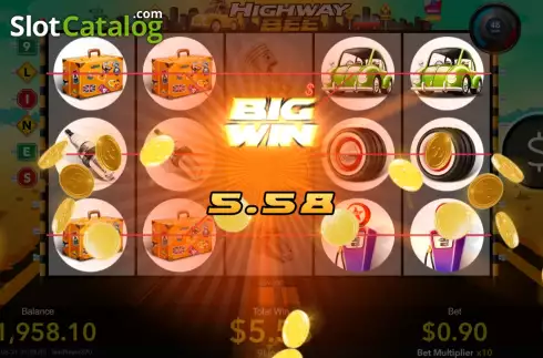 Скрин5. Highway Bee слот