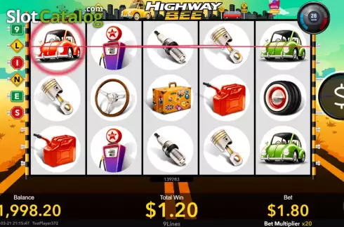 Скрин4. Highway Bee слот