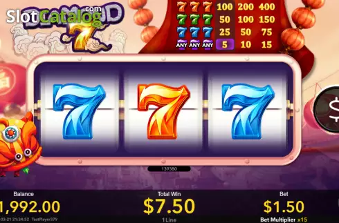 Скрин4. Diamond 7 (Nextspin) слот