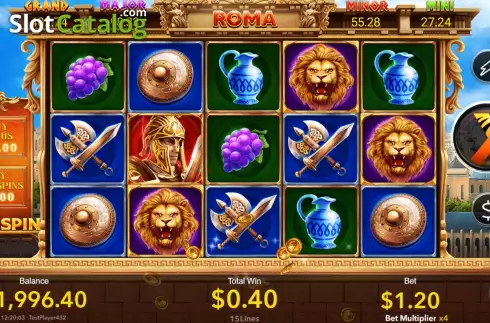 Скрин3. Roma (Nextspin) слот