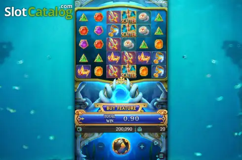 Скрин2. Treasure of Atlantis слот