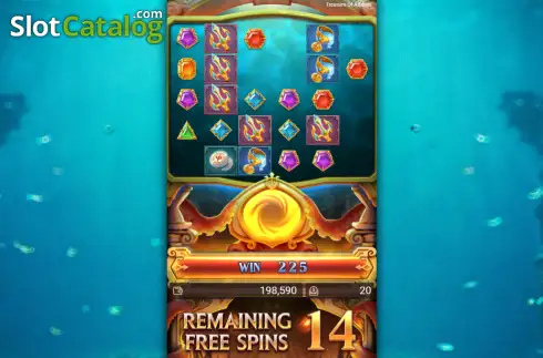Скрин3. Treasure of Atlantis слот