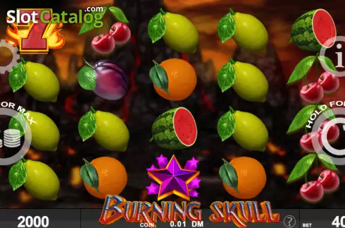 Скрин2. Burning Skull слот