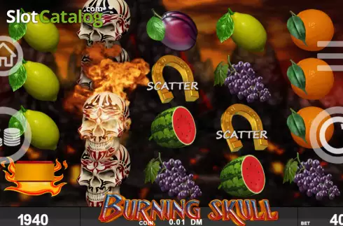 Скрин3. Burning Skull слот