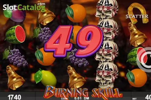 Скрин4. Burning Skull слот