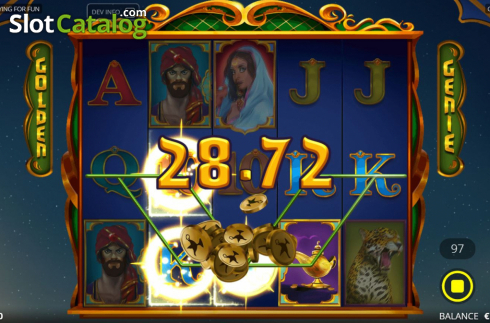 Скрин4. Golden Genie (Nolimit City) (Голден Джини, Золотой Джин) слот