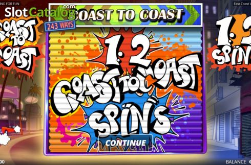 Скрин8. East Coast vs West Coast слот