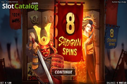 Скрин6. Bushido Ways xNudge слот