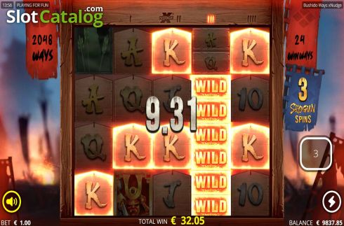 Скрин7. Bushido Ways xNudge слот