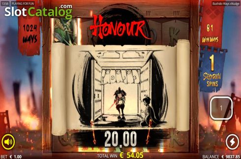 Скрин9. Bushido Ways xNudge слот