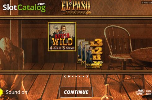 Скрин2. El Paso Gunfight слот