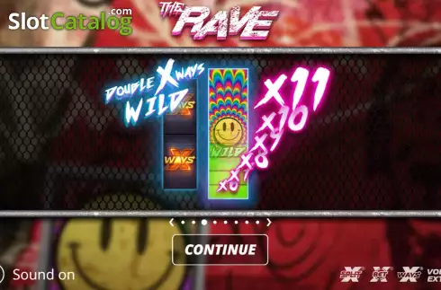 Скрин2. The Rave слот