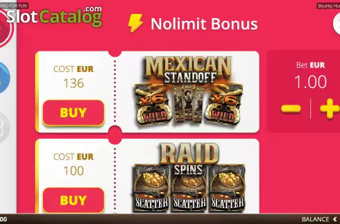 Скрин5. Bounty Hunters (Nolimit City) слот